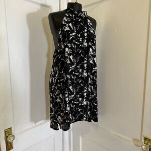 Valette Halter Mini A-line Dress